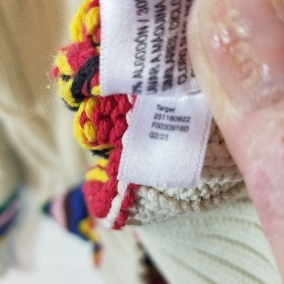 Rowing Blazers for Target croquet rainbow cableknit sweater - Picture 10 of 12